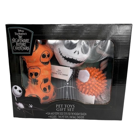 Disney Other - Disney Nightmare Before Christmas Pet Dog Toys Gift Set Jack Halloween Walgreens